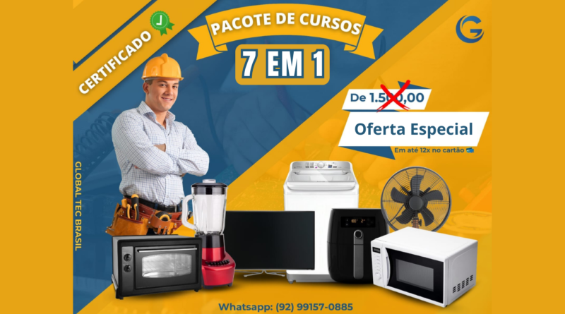 Curso 7 em 1 da Global Tec Brasil