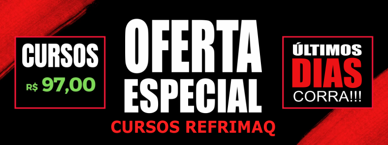 refrimaq promoção 97 vermelho cursos refrimaq promoção R$ 97,00 - últimos dias